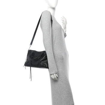 BALENCIAGA Agneau Arena Storico Classic Hardware Small Le City Black