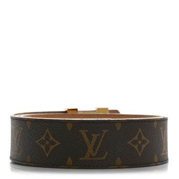 LOUIS VUITTON Monogram 40mm LV Initiales 95 38 Belt