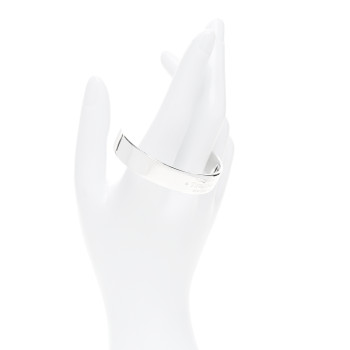 TIFFANY Sterling Silver Diamond Return To Tiffany Narrow Cuff Bracelet