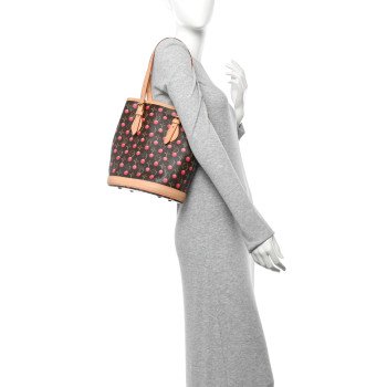 LOUIS VUITTON Monogram Cerises Bucket Bag