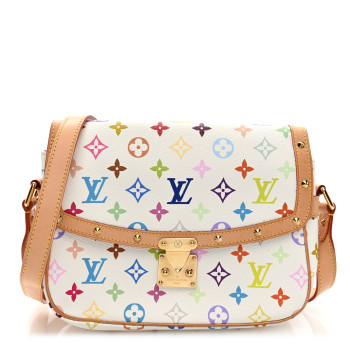 LOUIS VUITTON Monogram Multicolor Sologne White