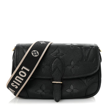 LOUIS VUITTON Empreinte Monogram Giant Diane Black