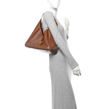 GIVENCHY Calfskin Medium G-Lock Hobo Tan