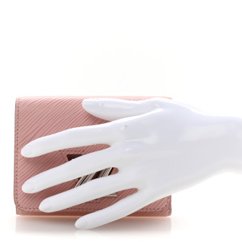 LOUIS VUITTON Epi Twist Compact Wallet Rose Ballerine