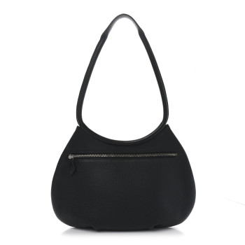 HERMES Togo Cacahuete Black