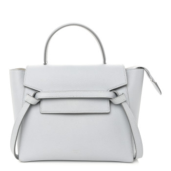 CELINE Grained Calfskin Micro Belt Bag Mineral