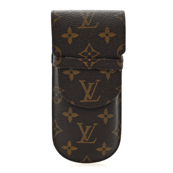 LOUIS VUITTON Monogram Glasses Sunglasses Case w Flap