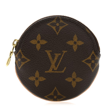 LOUIS VUITTON Monogram Round Coin Purse