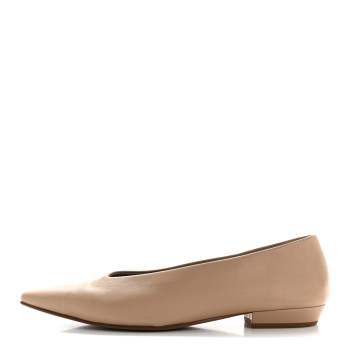 BOTTEGA VENETA Nappa Dream Almond Ballet Flats 37 Nude