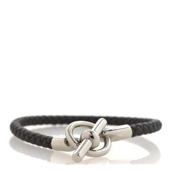 HERMES Swift Glenan Single Tour H Bracelet T1  Etain