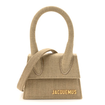 JACQUEMUS Linen Le Chiquito Light Greige