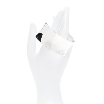 TIFFANY Sterling Silver Wide 1837 Cuff Bracelet