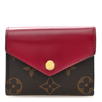 LOUIS VUITTON Monogram Zoe Wallet Fuchsia