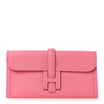 HERMES Swift Jige Elan 29 Clutch Rose Azalee