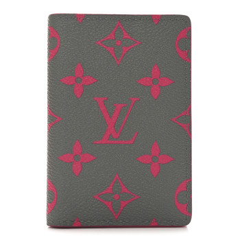LOUIS VUITTON Taigarama Pocket Organizer NM Grey Pink