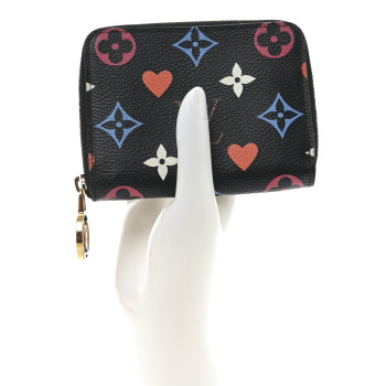 LOUIS VUITTON Game On Zippy Coin Purse Black