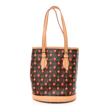 LOUIS VUITTON Monogram Cerises Bucket Bag