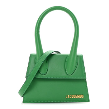 JACQUEMUS Smooth Calfskin Le Chiquito Moyen Green