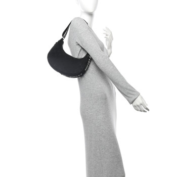 CELINE Nylon Ava Shoulder Bag Black