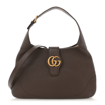 GUCCI Goatskin Medium Aphrodite Shoulder Bag New Acero