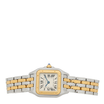 CARTIER Stainless Steel 18K Yellow Gold 23mm Panthere Quartz Watch