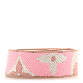 LOUIS VUITTON Jacquard Shoulder Strap Pink Creme