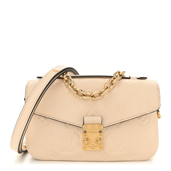 LOUIS VUITTON Empreinte Pochette Metis East West Cream