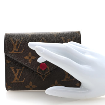 LOUIS VUITTON Monogram Victorine Wallet Fuchsia