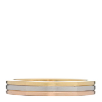 CARTIER 18K Pink White Yellow Gold 3.5mm Vendome Louis Cartier Wedding Band Ring 58 8.5