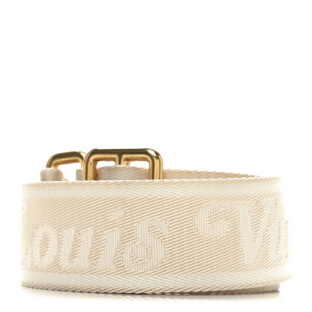 LOUIS VUITTON Jacquard Adjustable Shoulder Strap New Cream