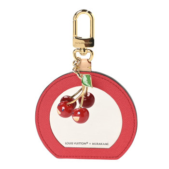 LOUIS VUITTON LV X TM Monogram Cerises Mini Mirror Bag Charm