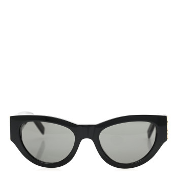 SAINT LAURENT Acetate Sunglasses SL M94 Black