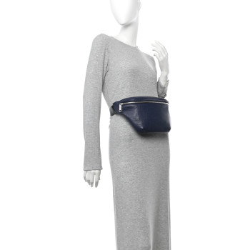 FENDI Vitello Grace FF Gradient Embossed Belt Bag Blueberry