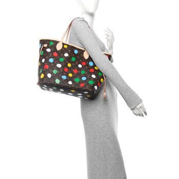 LOUIS VUITTON LV X YK Monogram Dots Neverfull MM