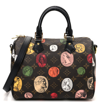 LOUIS VUITTON x FORNASETTI Monogram Cameo Speedy Bandouliere 25