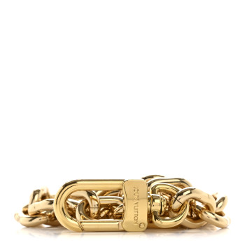 LOUIS VUITTON Metal Pochette Accessories Chain Strap Gold