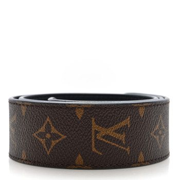 LOUIS VUITTON Monogram Bandouliere Shoulder Strap Black