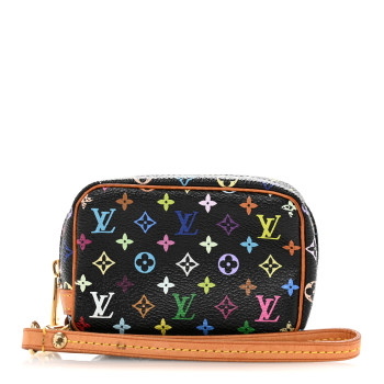 LOUIS VUITTON Monogram Multicolor Trousse Wapity Black
