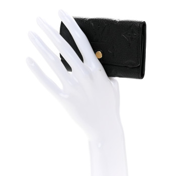 LOUIS VUITTON Empreinte Multicles 6 Key Holder Black