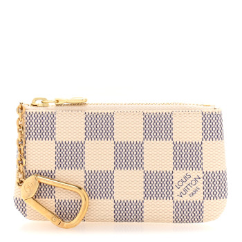 LOUIS VUITTON Damier Azur Key Pouch