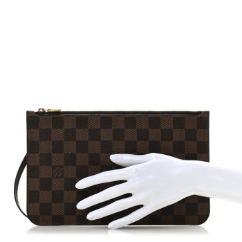 LOUIS VUITTON Damier Ebene Neverfull MM GM Pochette