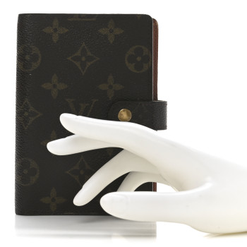 LOUIS VUITTON Monogram Small Ring Agenda Cover