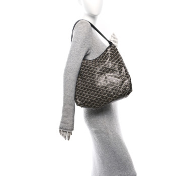 GOYARD Goyardine Boheme Hobo Black