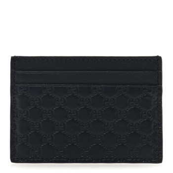 GUCCI Microguccissima Card Holder Blue
