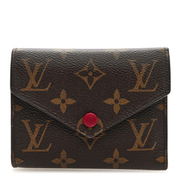 LOUIS VUITTON Monogram Victorine Wallet Fuchsia
