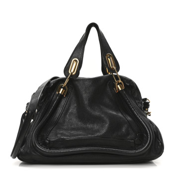 CHLOE Calfskin Medium Paraty Black