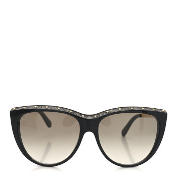 LOUIS VUITTON Acetate Monogram La Boum Sunglasses Z1147E Black