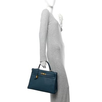 HERMES Togo Kelly Retourne 35 Colvert