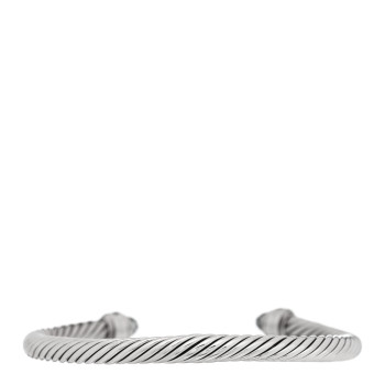 DAVID YURMAN Sterling Silver Diamond Prasiolite 5mm Cable Classics Bracelet
