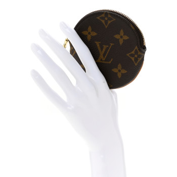 LOUIS VUITTON Monogram Round Coin Purse